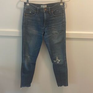 Madewell high rise skinny denim size 28